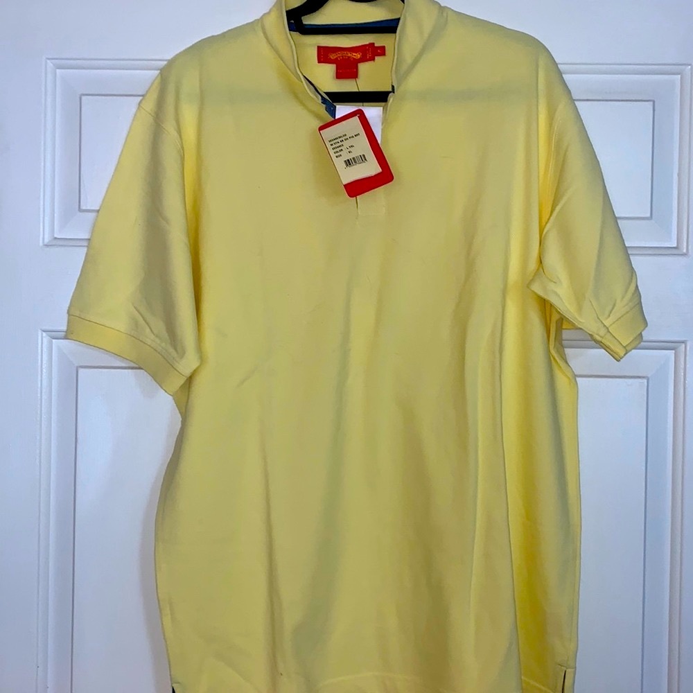 Shanghai Tang Cotton Short Sleeve Men’s Shirt Mandarin Collar